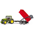 bruder john deere 6920 with tub tipping trailer with automatic back panel extra photo 1