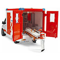 bruder mb sprinter ambulance with driver red white extra photo 3