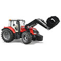 bruder massey ferguson 7624 with front loader extra photo 3