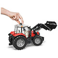 bruder massey ferguson 7624 with front loader extra photo 4