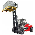 bruder linde ht160 stacker with pallet red black incl 3 mesh boxes extra photo 1
