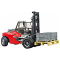 bruder linde ht160 stacker with pallet red black incl 3 mesh boxes extra photo 5