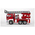 bruder man tga fire department with turntable ladder red white extra photo 1