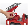 bruder man tga fire department with turntable ladder red white extra photo 2