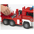 bruder man tga fire department with turntable ladder red white extra photo 3