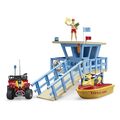 bruder bworld life guard station with quad and personal water craft extra photo 1