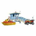 bruder bworld life guard station with quad and personal water craft extra photo 3