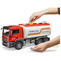 bruder man tgs tank truck red white extra photo 2