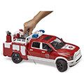 bruder ram 2500 fire department vehicle with lights and sound extra photo 2