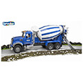 bruder mack granite concrete mixer truck blue white extra photo 2