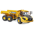 bruder volvo a60h dumper yellow black extra photo 1