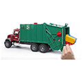 bruder mack granite garbage truck green red extra photo 2