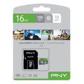 pny elite microsdhc 16gb u1 with adapter psdu16gu185gw ge extra photo 1