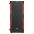 case sharkoon ai7000 glass red extra photo 1