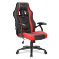 sharkoon skiller sgs1 gaming seat black red extra photo 3