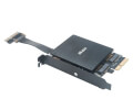 akasa ak pccm2p 04 dual m2 pcie ssd adapter with rgb led light and heatsink extra photo 1