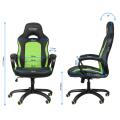 nitro concepts c80 pure gaming chair black green extra photo 1