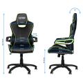 nitro concepts e200 race gaming chair black green extra photo 1