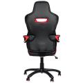 nitro concepts e200 race gaming chair black red extra photo 2