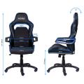 nitro concepts e220 evo gaming chair black blue extra photo 1