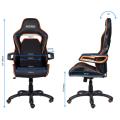 nitro concepts e220 evo gaming chair black orange extra photo 1