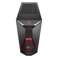 case cooler master masterbox k500l with 2 x red led fan and red striping extra photo 1