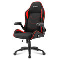 sharkoon elbrus 1 gaming chair black red extra photo 3