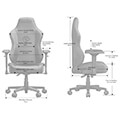 anda seat gaming chair phantom 3 pro black fabric extra photo 4