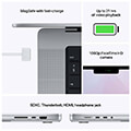 laptop apple macbook pro mk1e3n a 16 2021 m1 pro 10 core 16gb 512gb ssd 16 core gpu silver extra photo 6