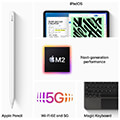 apple ipad pro 2022 mp1y3 129 128gb wifi 5g silver extra photo 2