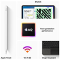 apple ipad pro 2022 mnxt3 129 256gb wifi silver extra photo 2