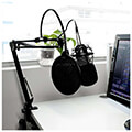 media tech studio and streaming microphone kit mt397s silver extra photo 1