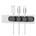 baseus peas cable clip magnetic organizer for cables black extra photo 2