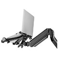 maclean laptop holder adjustable compatible monitrs arms mc 836 11 17 extra photo 2