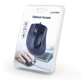 gembird mus 4b 01 optical mouse usb black extra photo 2