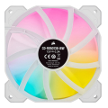 corsair icue sp120 rgb elite 120mm white pwm fan single pack extra photo 2