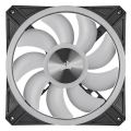 corsair icue ql140 rgb 140mm pwm dual fan kit with lighting node core extra photo 2