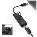 hama 200118 usb 4 port on off 20 hub 1 4 extra photo 2