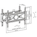 maclean mc 703 bracket universal for two tvs front rear 23 70 extra photo 5