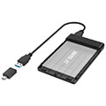 hama 200760 usb hard disk housing for 25 ssd and hdd hard disks extra photo 1