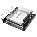 hama 200759 mounting frame for 2 x 25 ssd and hdd hard disks in a 35 bay extra photo 1