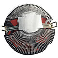 gembird cpu huracan x30 cpu cooling fan 12 cm 45 w 4 pin extra photo 2
