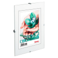 hama 63004 clip fix frameless picture holder normal glass 13 x 18 cm extra photo 1