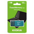 kioxia lu202l032gg4 transmemory hayabusa u202 32gb usb20 flash drive aqua extra photo 2