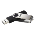 hama 108071 rotate usb flash drive usb 20 128 gb 10 mb s black silver extra photo 2