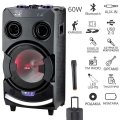 akai abts 112 party speaker with bluetooth and karaoke 60w rms extra photo 5