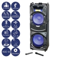 akai dj s5h party speaker with 2xbluetooth mixer and karaoke 400w extra photo 6