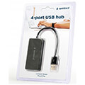 gembird uhb u2p4 04 4 port usb hub black extra photo 1