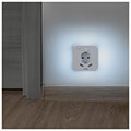 hama 223498 led night light with socket 2 usb outputs motion and light sensor extra photo 3