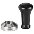 hama 111276 xavax tamping set 51 mm tamper stainless steel with tamper mat non slip black extra photo 4